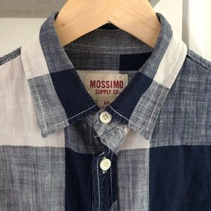 Mossimo Checkered Button Down Shirt